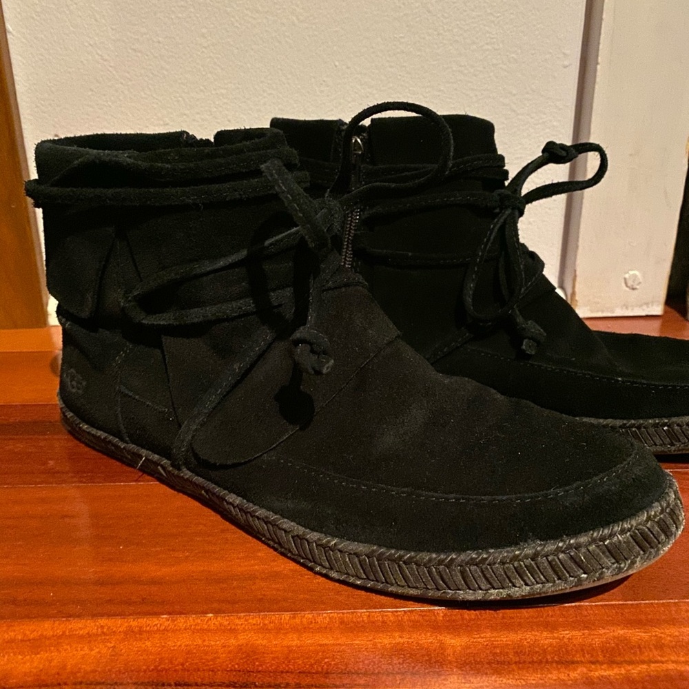 Ugg moccasin booty